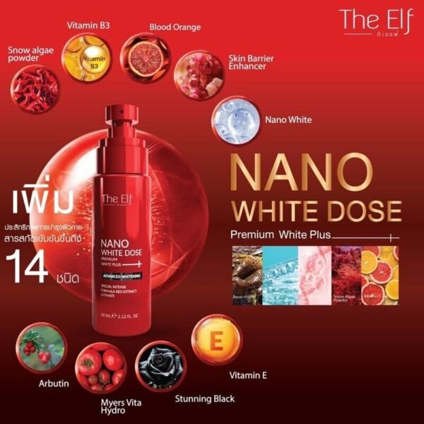 The Elf Nano White Dose Premium White Plus Serum - 60ml