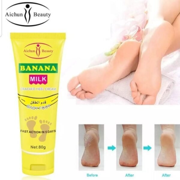 Aichun Beauty Banana Milk Cracked Heel Cream 80g