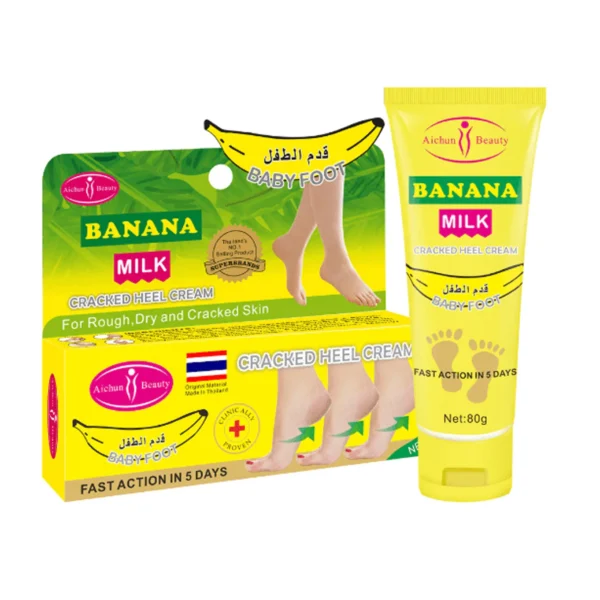 Aichun Beauty Banana Milk Cracked Heel Cream 80g