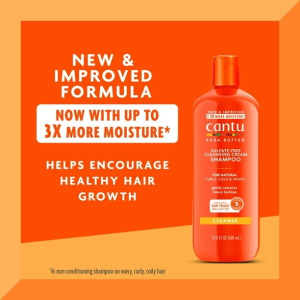 Cantu Sulfate Free Cleansing Cream Shampoo with Shea Butter 400ml