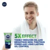 Nivea Men Bright 8h Oil Clear Pore Minimizing Foam 100g