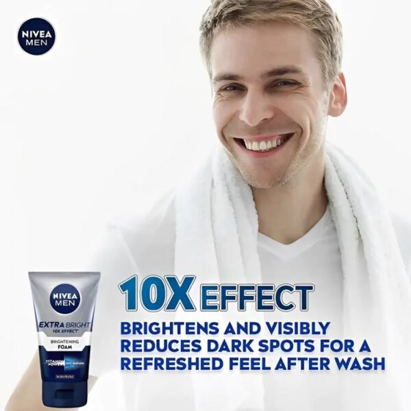 Nivea Men Extra Bright Dark Spot Minimizer Foam 100ml