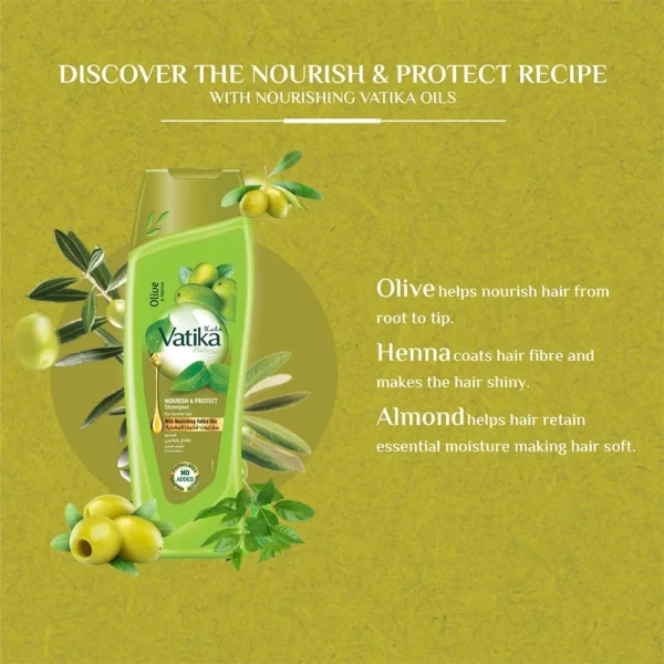 Vatika Naturals Nourish & Protect Shampoo 200ml