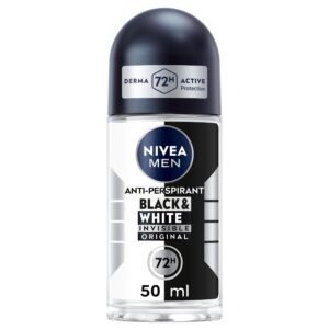 Nivea Men BLACK and WHITE Invisible 72h Original Anti-Perspirant Roll On 50ml