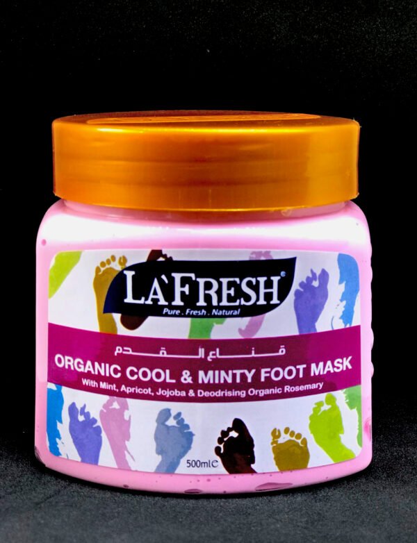La Fresh Organic Cool and Minty Foot Mask 500ml