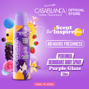 Casablanca Femme Perfumed Deodorant Body Spray Purple Gaze 150ml