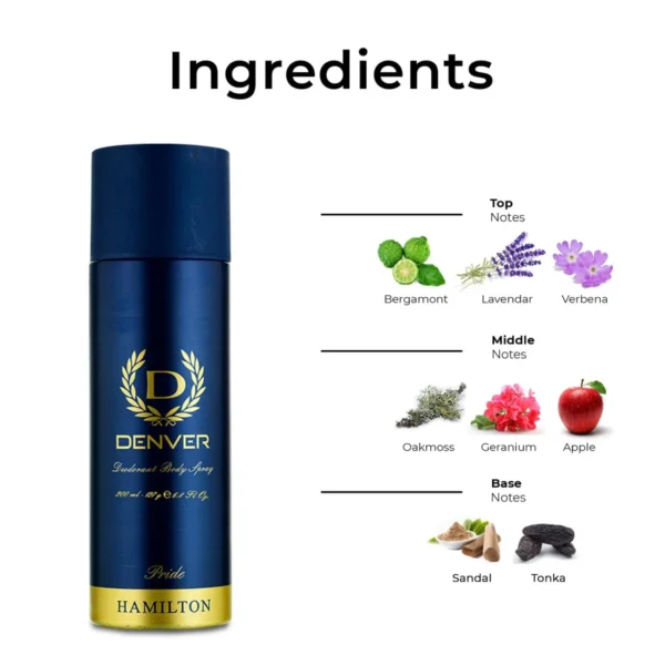 Denver Pride Deodorant Body Spray 150ml