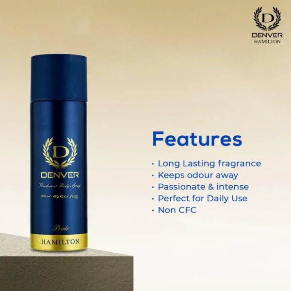Denver Pride Deodorant Body Spray 150ml