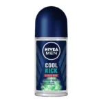 Nivea Men Cool Kick Extra Dry 48h Freezy Green Anti-Perspirant Roll On 50ml
