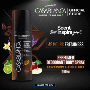 Casablanca Homme Perfumed Deodorant Body Spray Brown Legend 150ml