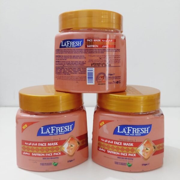 LA FRESH Natural Saffron Face and Body Mask 575g
