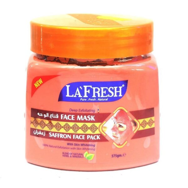 LA FRESH Natural Saffron Face and Body Mask 575g