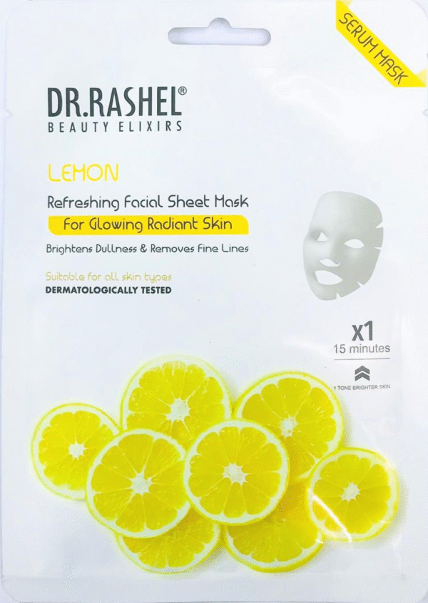 Dr. Rashel Lemon Refreshing Facial Sheet Mask 28g