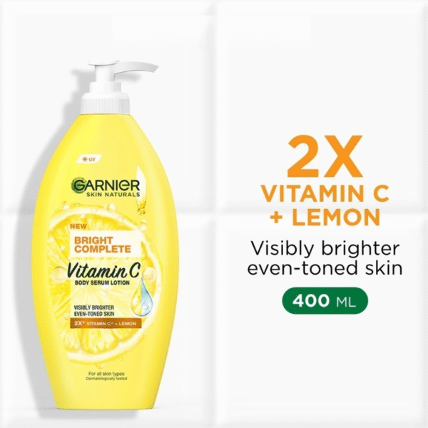 Garnier Bright Complete Vitamin C Moisturizing Body Serum Lotion 400ml