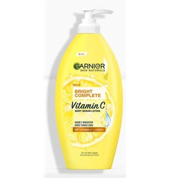 Garnier Bright Complete Vitamin C Moisturizing Body Serum Lotion 400ml