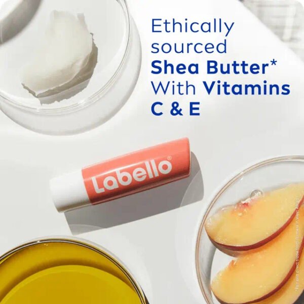 Labello Peach Shine Lip Balm 4.8g
