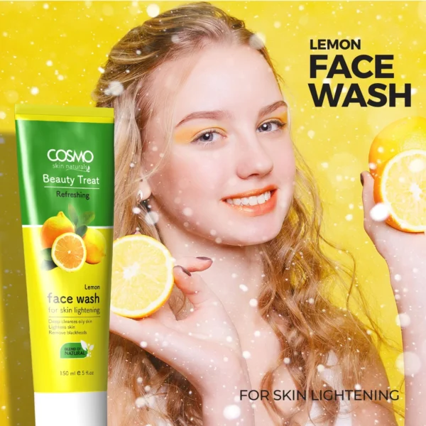 Cosmo Skin Naturals Beauty Treat Refreshing Lemon Face Wash 150ml
