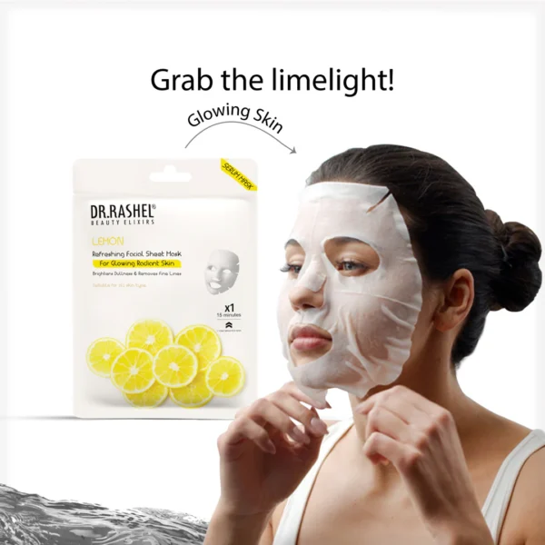 Dr. Rashel Lemon Refreshing Facial Sheet Mask 28g