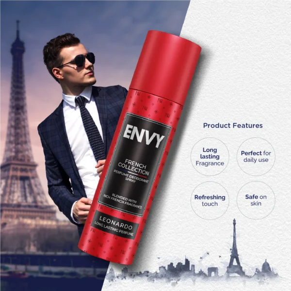 Envy Leonardo French Collection Perfume Deodorant Body Spray 120ml
