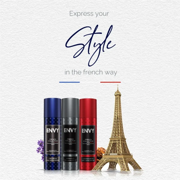 Envy Leonardo French Collection Perfume Deodorant Body Spray 120ml