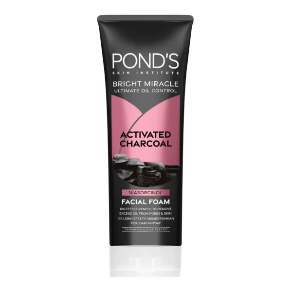Pond's Skin Institute Bright Miracle Activated Charcoal Facial Foam 90g