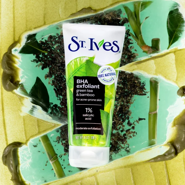 St Ives BHA Exfoliant Green Tea and Bamboo Scrub 170g