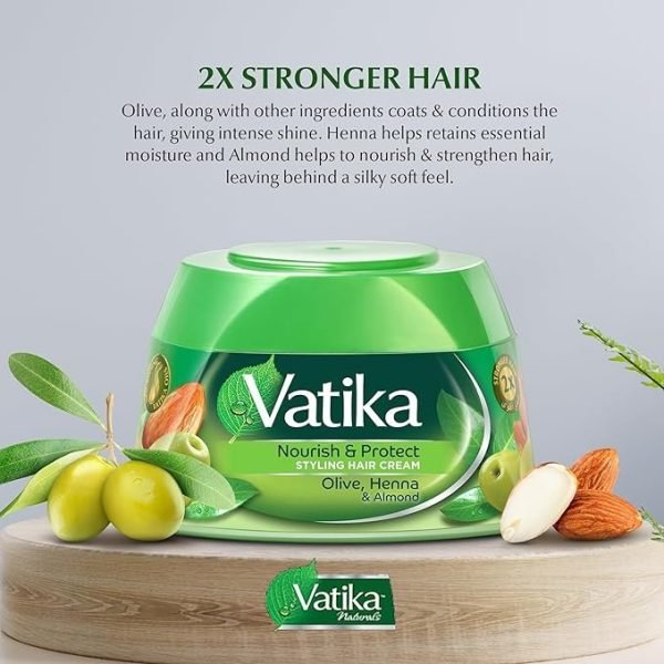 Vatika Nourish and Protect Styling Hair Cream 140ml