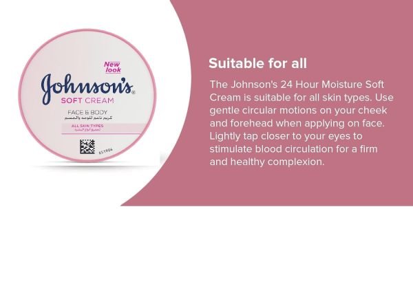 Johnson's 24 Hour Moisture Soft Cream 200ml