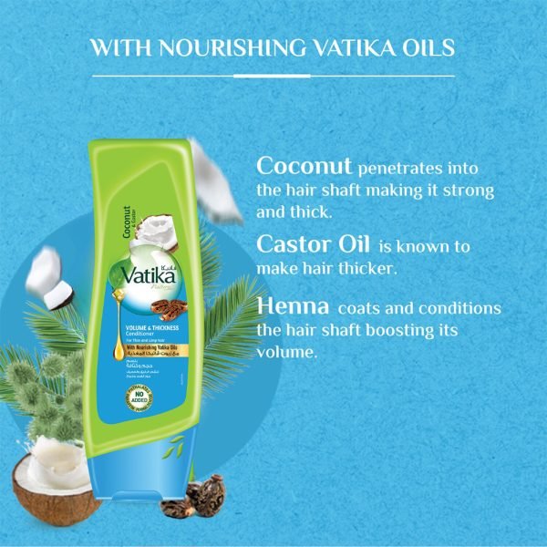 Vatika Naturals Volume and Thickness Conditioner 400ml