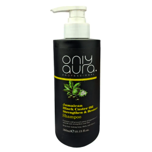 Only Aura Professional Jamaican Black Caster Oil Strengthen and Restore Shampoo 300ml