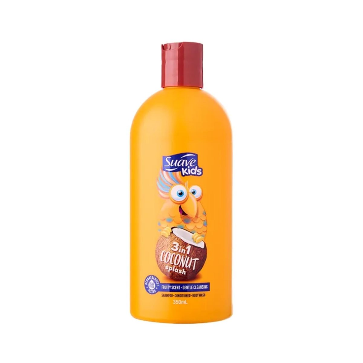 Suave Kids Coconut Splash 3 in 1 Shampoo Conditioner Body Wash 350ml