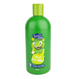Suave Kids Silly Apple 3 in 1 Shampoo Conditioner Body Wash 350ml