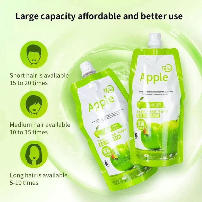 Apple Black Hair Dye 500ml + 500ml