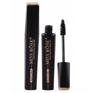 Miss Rose Eye Makeup Curling Thick Mascara Waterproof Long Lasting Eyelash Extension 4D Silk Fiber Black Mascara